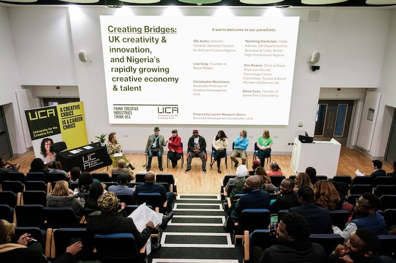 Panel discussion, UK creativity and innovation, and Nigeria's rapidly growing creative economy and talent