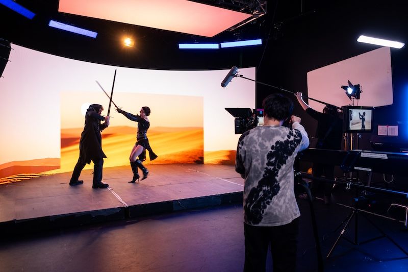 UCA's virtual production studio