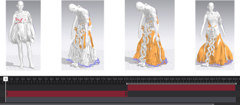 Works in progress, 'Uncanny: Look At Me' by Doha Park, MA Digital Fashion